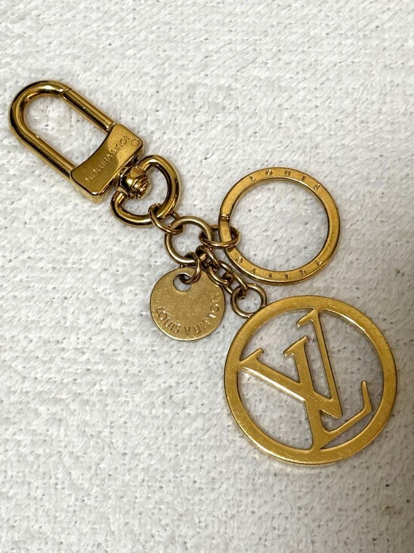 ルイヴィトン　LVサークルバックチャーム　M68000 キーリング　キーホルダー