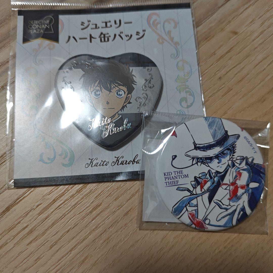 名探偵コナン ペンシルアート 缶バッジ 怪盗キッド 薔薇 - メルカリ