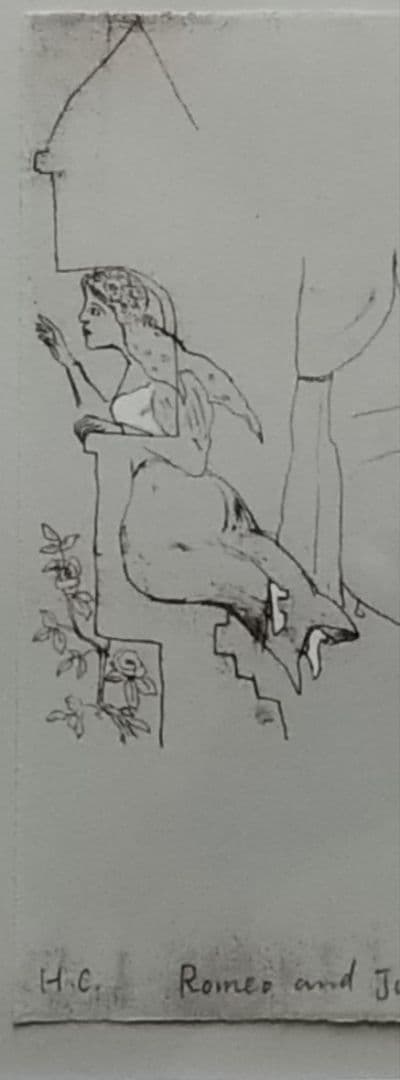 oy山本容子さんの銅版画 ロミオとジュリエット3 自筆サイン 限定HC