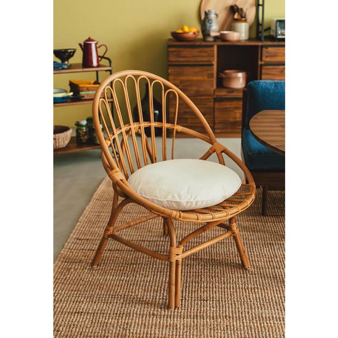 【値下げしました】unico ラタンチェアCAGE（カージュ） ソファ