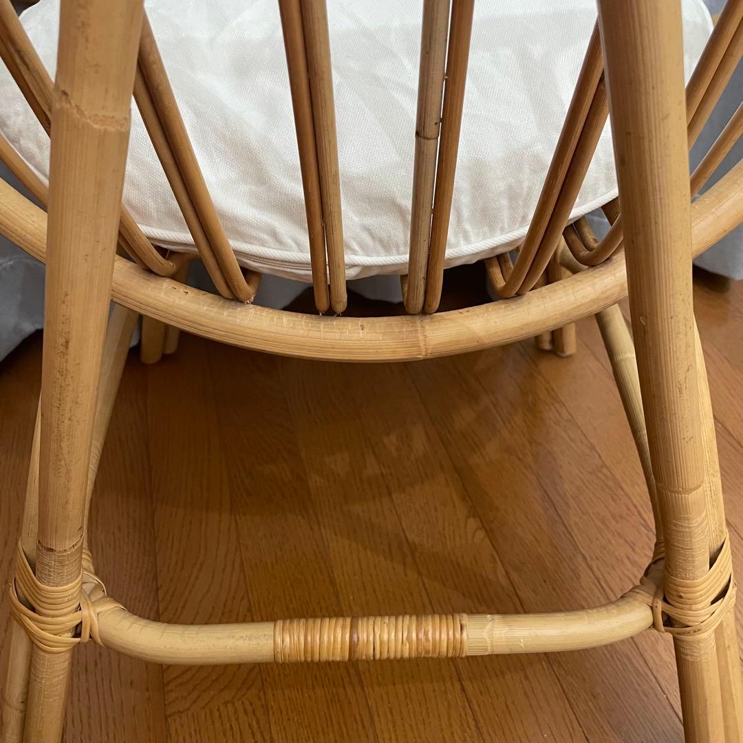 値下げしました】unico ラタンチェアCAGE（カージュ） ソファ - メルカリ