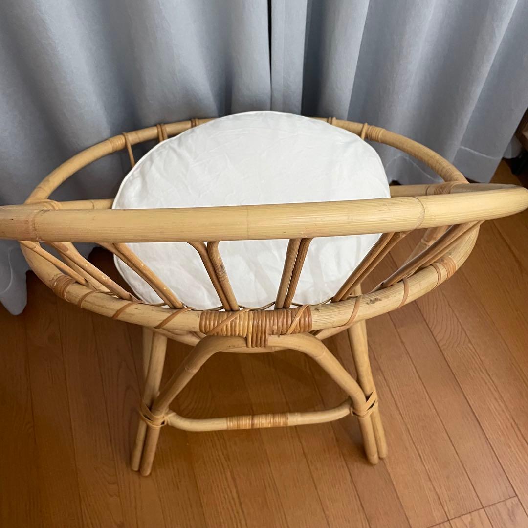 値下げしました】unico ラタンチェアCAGE（カージュ） ソファ - メルカリ