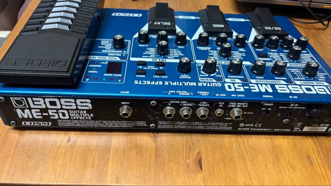 BOSS ME-50 マルチエフェクター 通電確認済 本体のみ。 - メルカリ