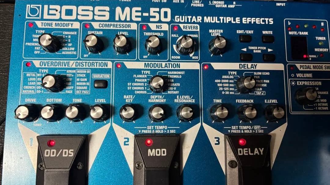 BOSS ME-50 マルチエフェクター 通電確認済 本体のみ。 - メルカリ