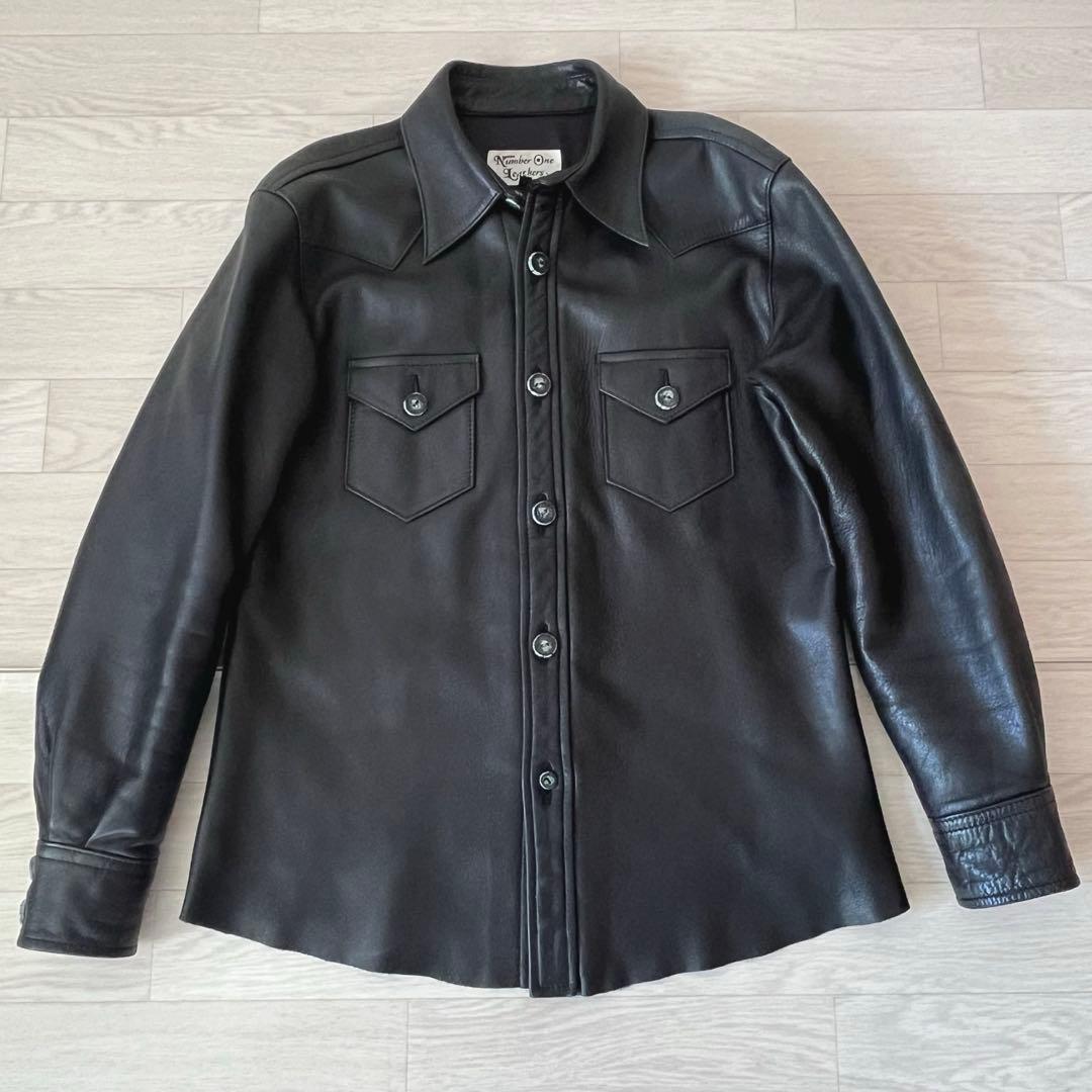 レッドムーン Number One Leathers レザージャケット 36 黒