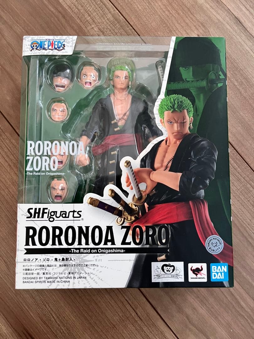 開封品　フィギュアーツワンピース　鬼ヶ島討入　ゾロ　S.H.Figuarts