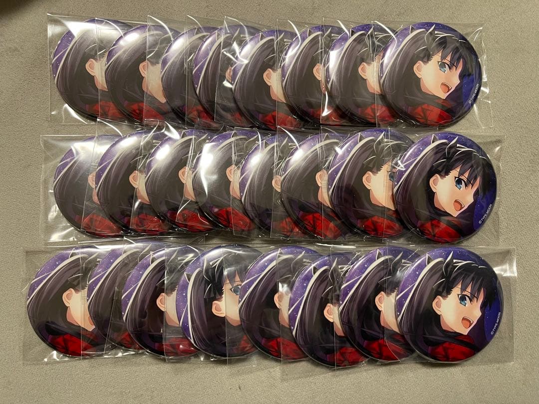 fate stay night 20周年記念 缶バッジ 遠坂凛 ノーマル 24点 - メルカリ