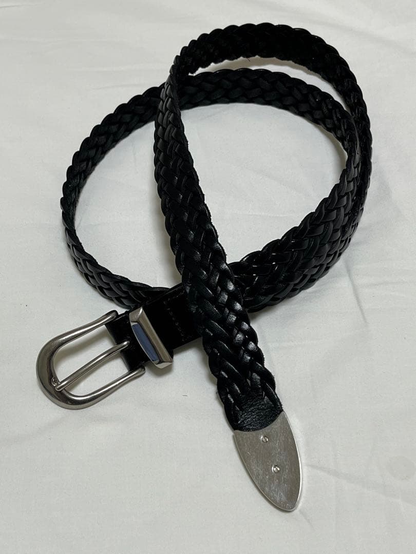 THE SOLE PUNTALE メッシュレザー ベルト 25mm幅