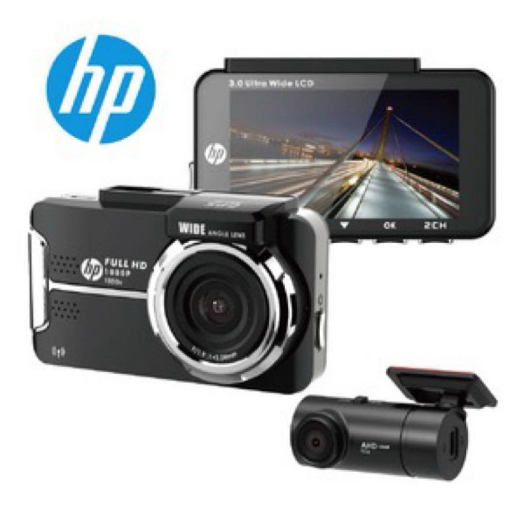 【4点】ドライブレコーダーhp ドラレコ 高画質 防犯対策 360度回転