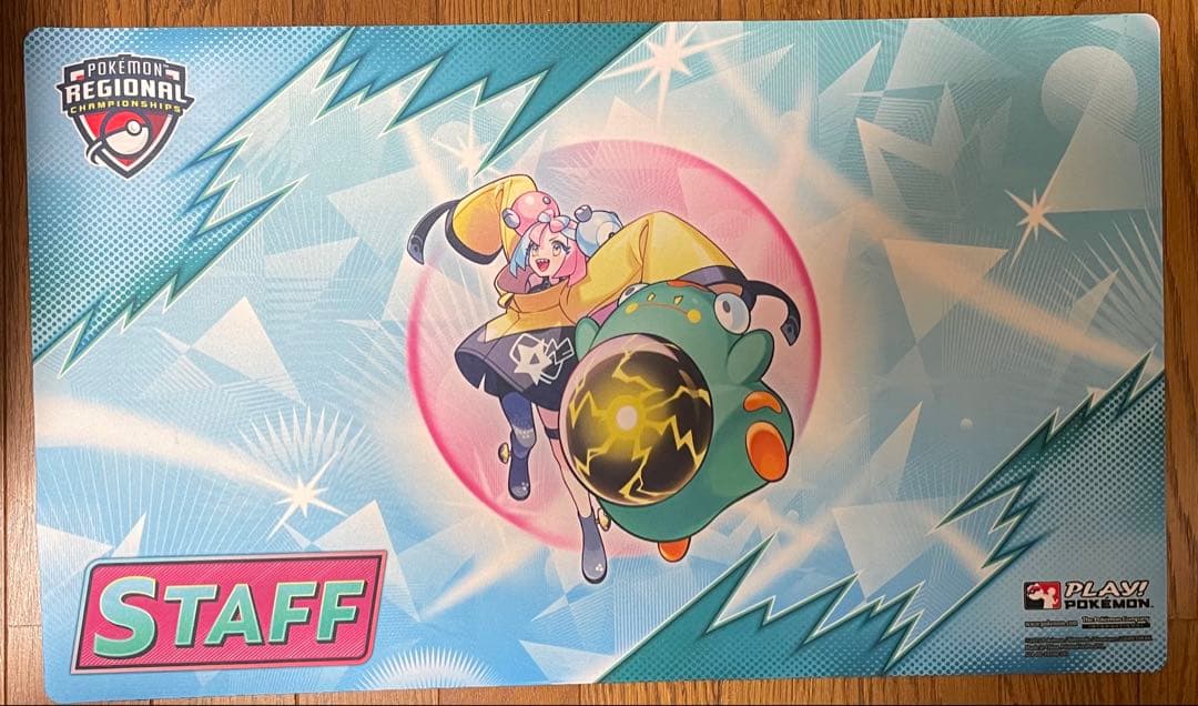 ポケモンカード ナンジャモのハラバリー プレイマット スタッフ 英語版