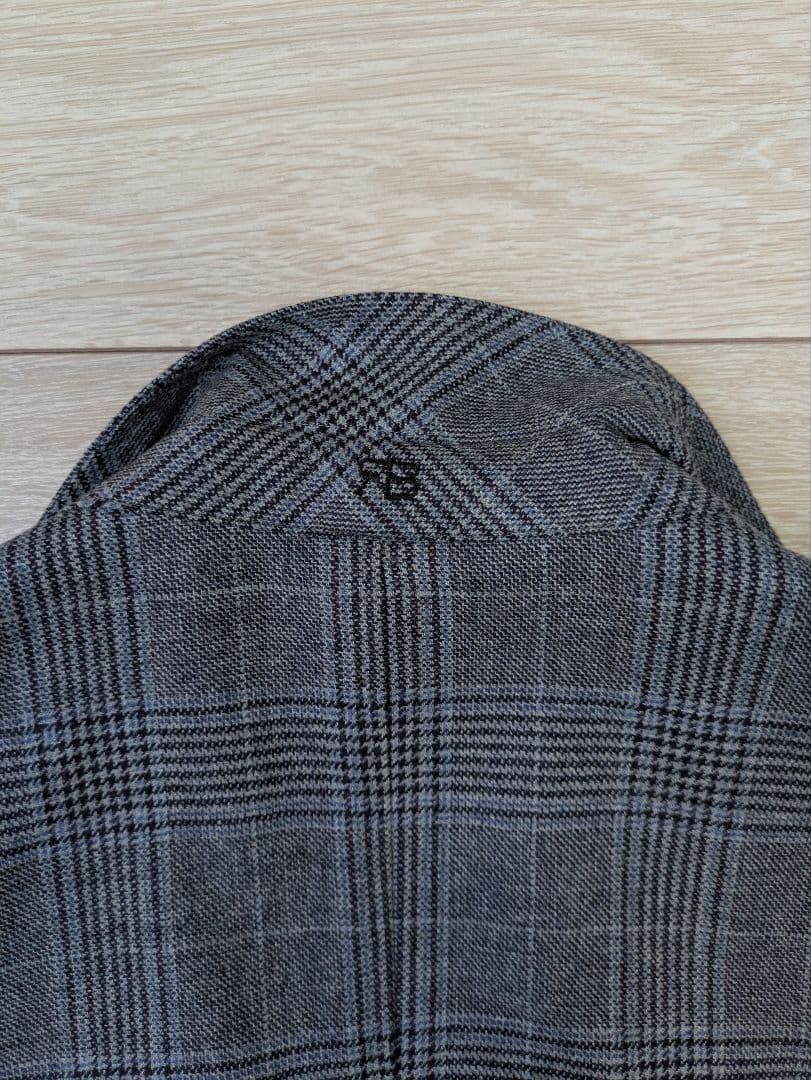 麻布テーラー R&BLUES グレー チェック柄 ジャケット - メルカリ