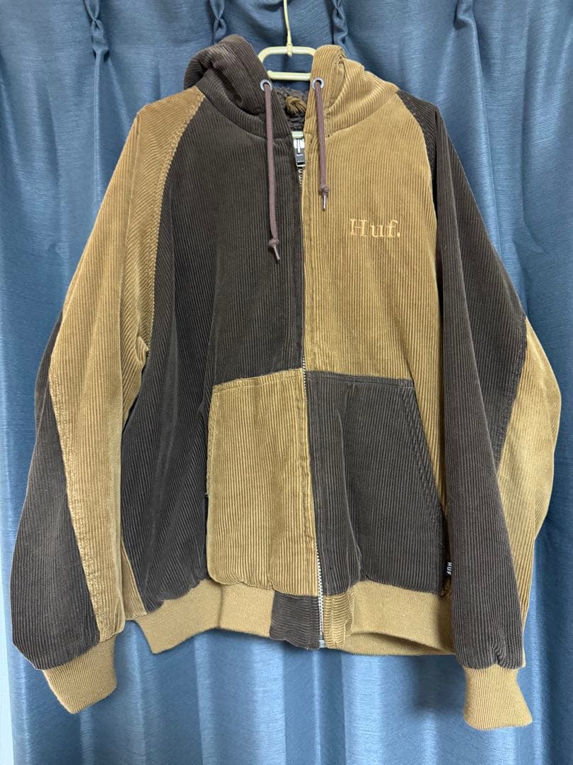 HUF コーデュロイフードジャケット M