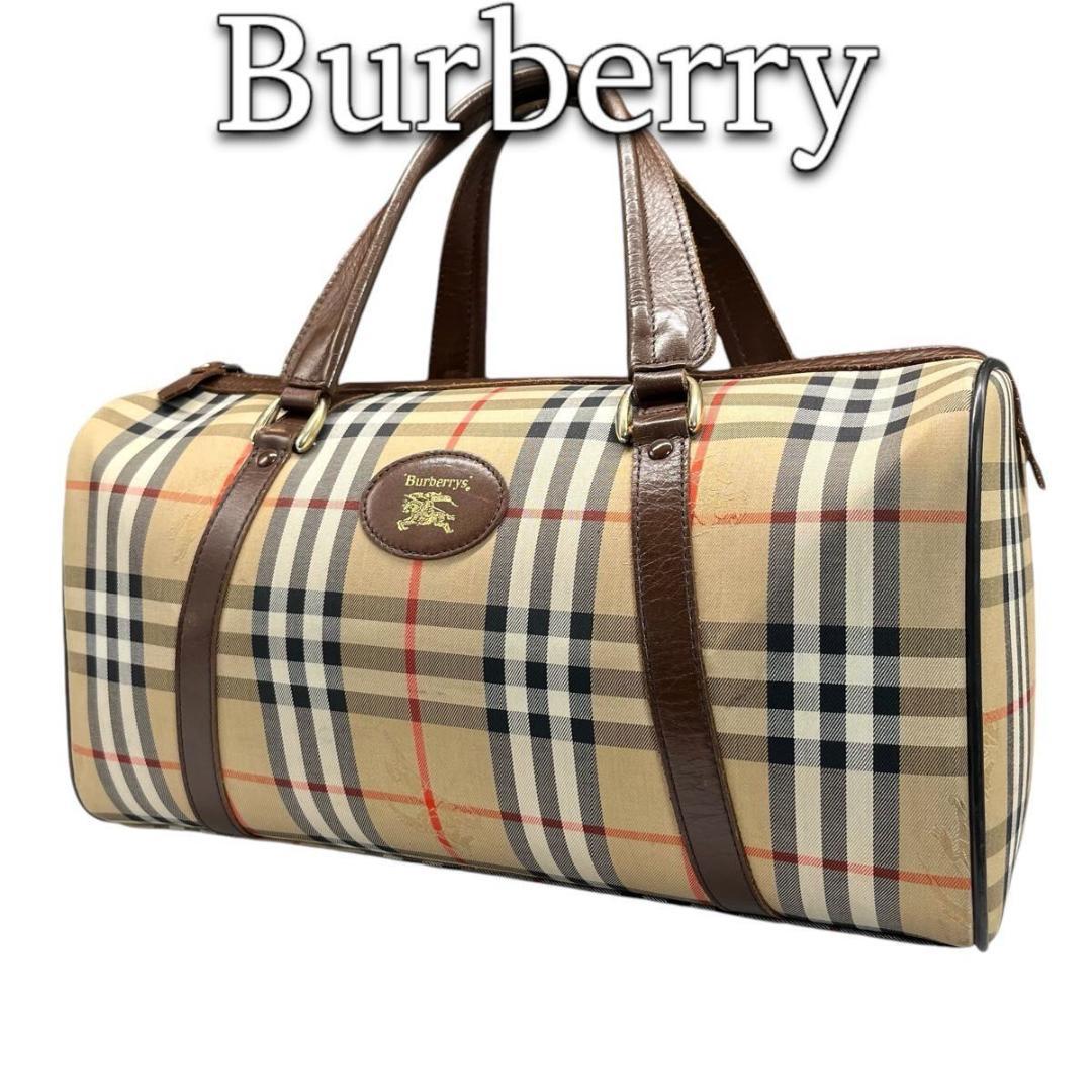 BURBERRY バーバリー ノバチェック シャドーホースミニボストン美品