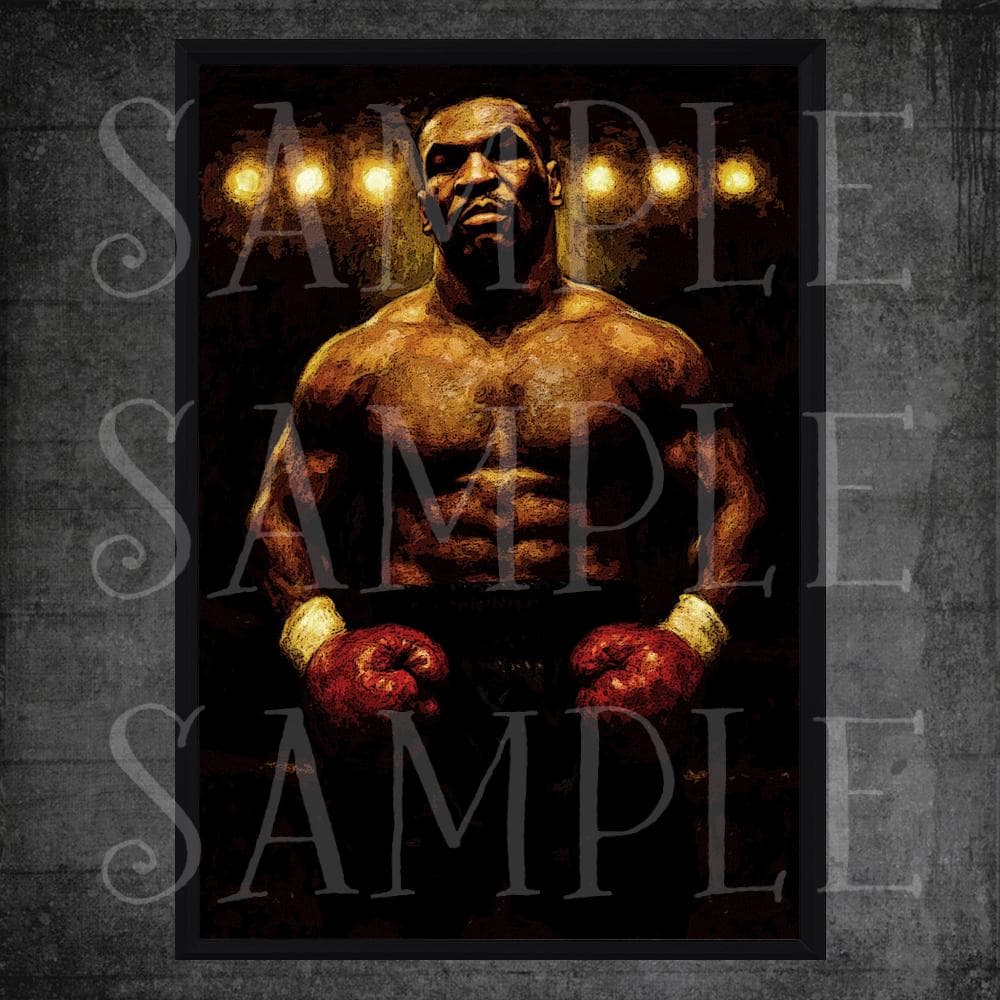 MT7】マイク・タイソン ボクシング A4 ポスター / アートポスター