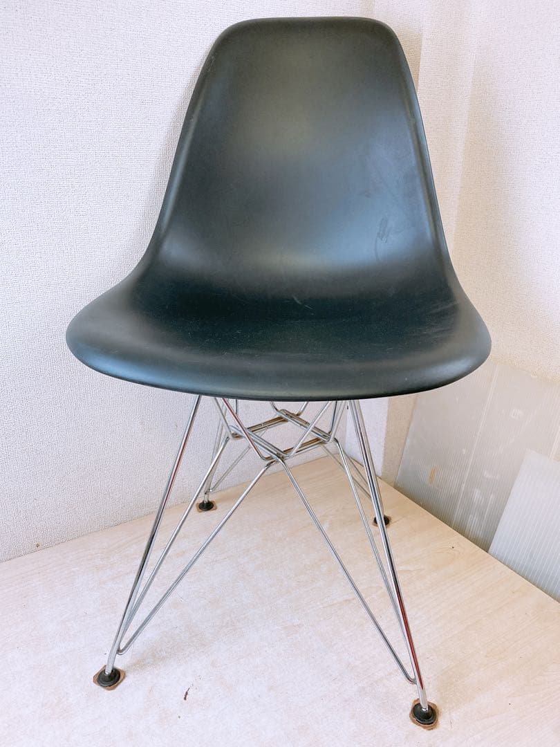 ③Eames サイドシェルチェア DSR Vitra製 エッフェル イームズ 黒