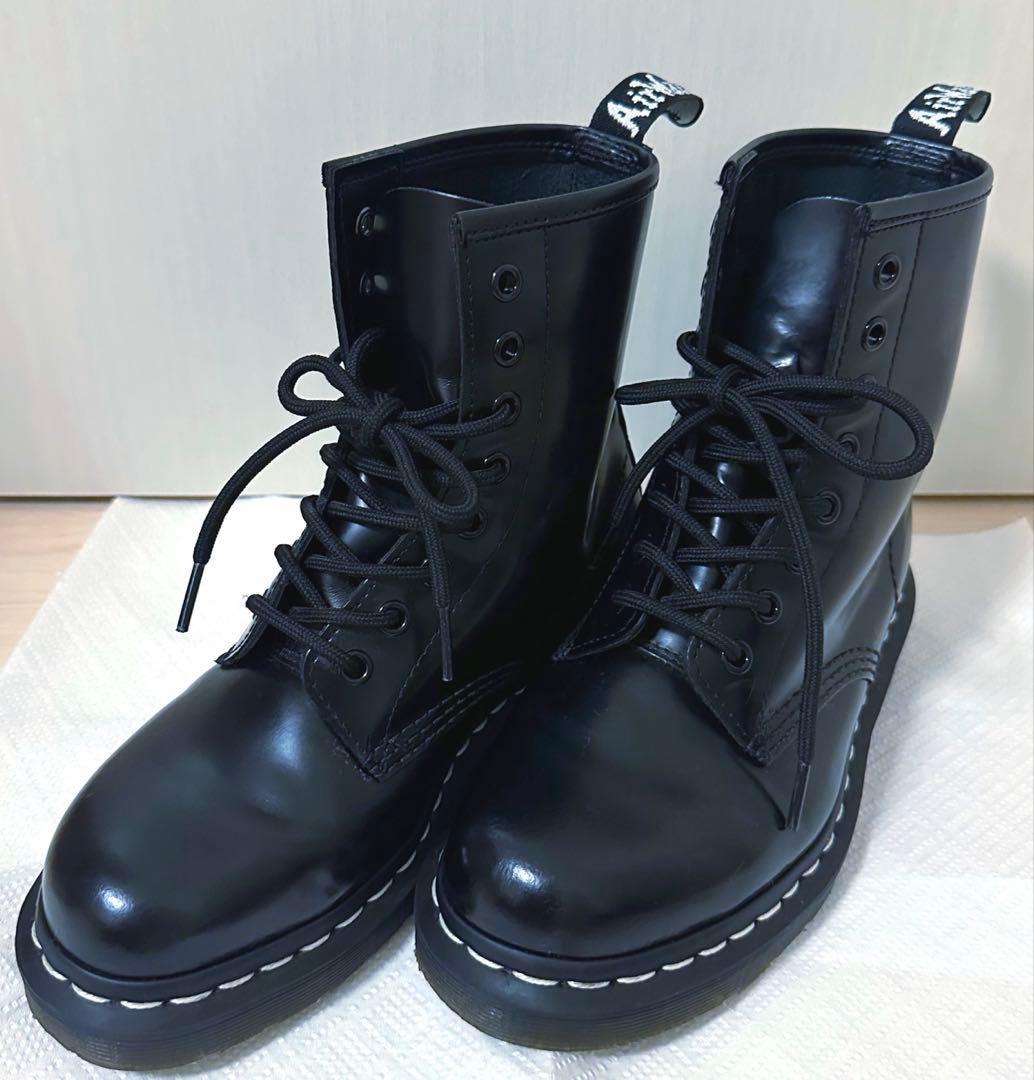 ドクターマーチン　1460 8ホール　ホワイトステッチ　　ブーツ　23cm