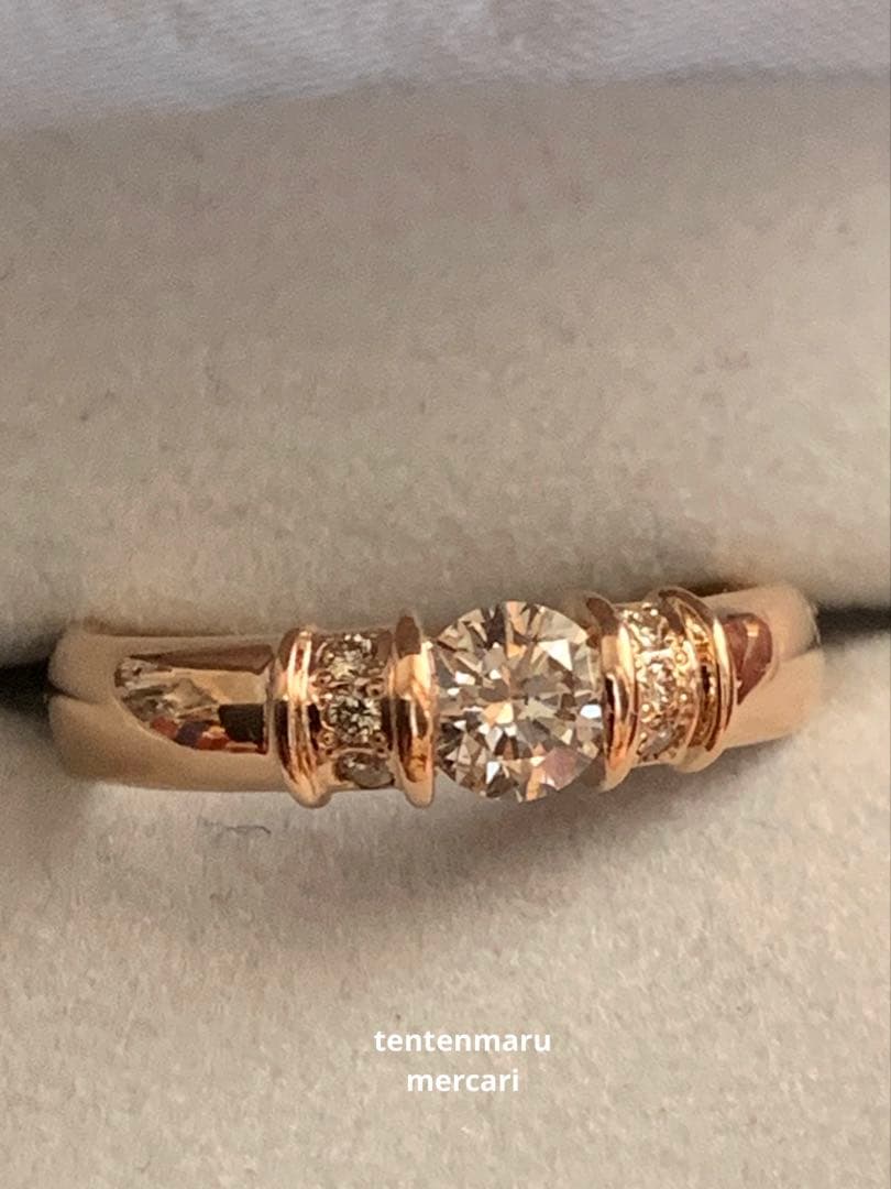 ☆*☆様 ESTELLE ☆ K18 0.46ct ダイヤモンドリング ☆美品☆