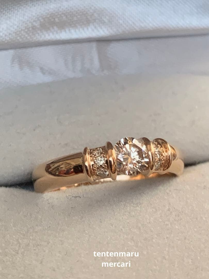 ☆*☆様 ESTELLE ☆ K18 0.46ct ダイヤモンドリング ☆美品☆