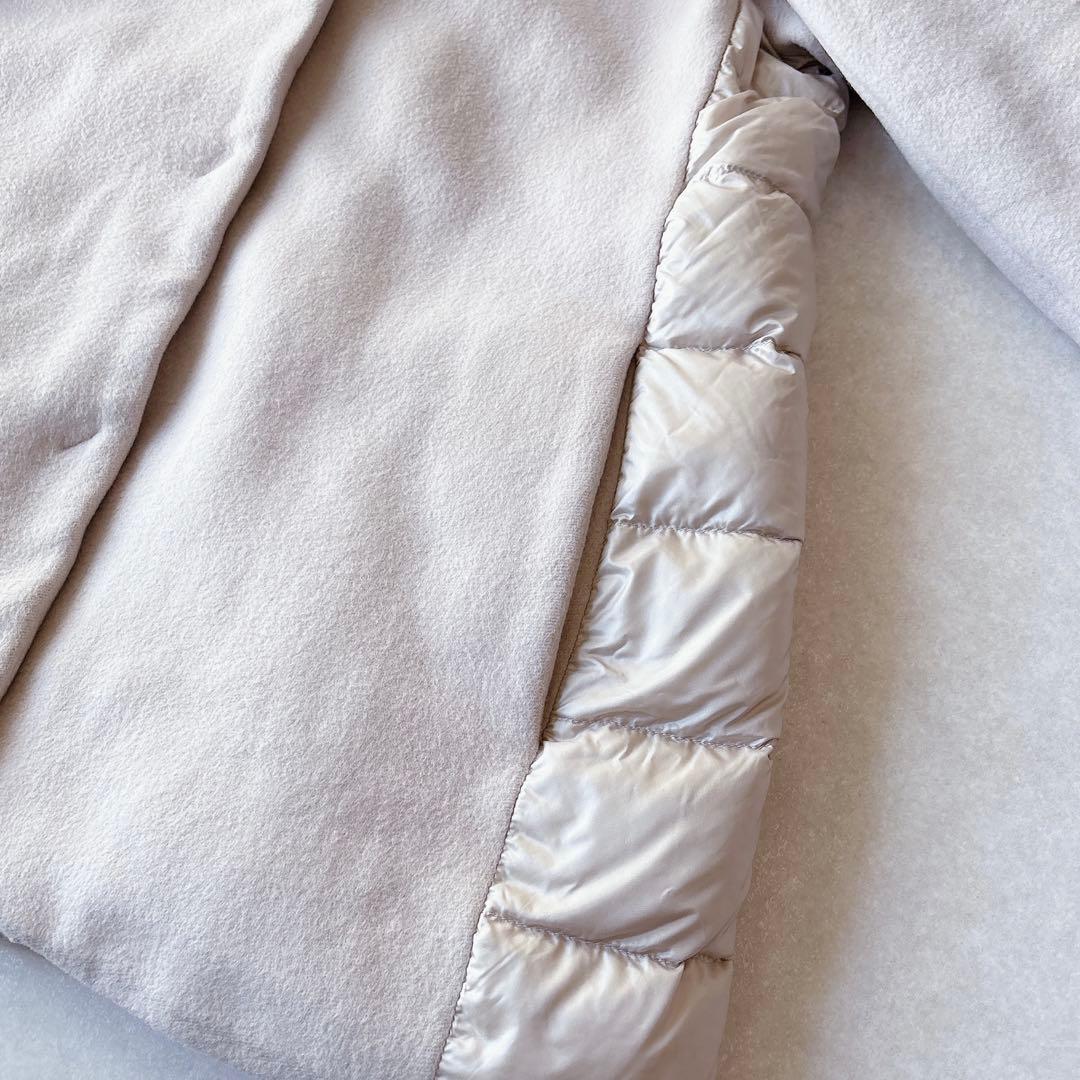 HERNO｜21AW ウール パデット ダウンコート ピンクベージュ 44 - メルカリ