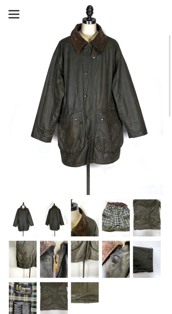 yoused barbour バブアー ジャケット border