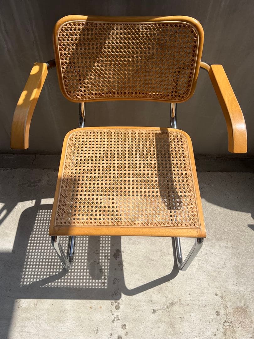 Cesca chair Marcel Breuer 89年イタリア製　張替済