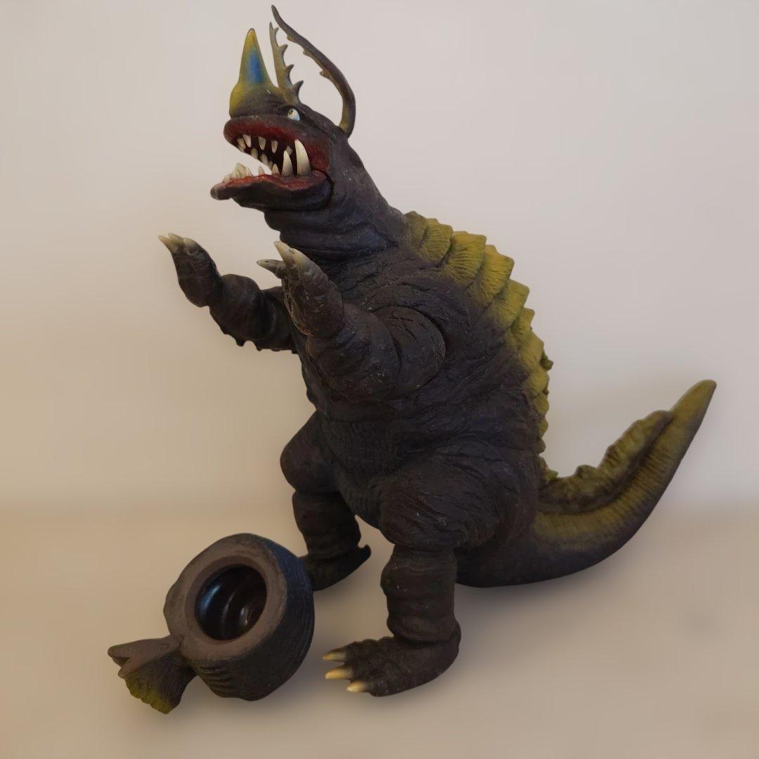 エクスプラス大怪獣シリーズ　ネロンガ 尻尾の向き変更用のパーツ付 箱なし