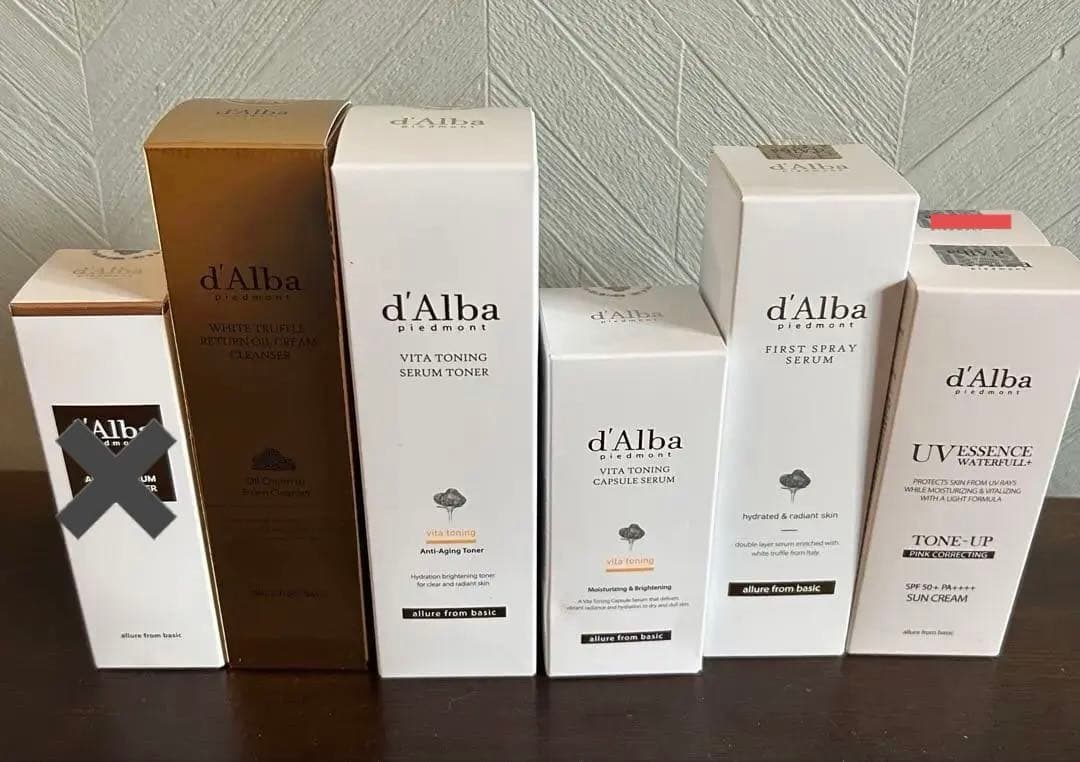 新品未使用　d'Alba ダルバ　スキンケア４点セット