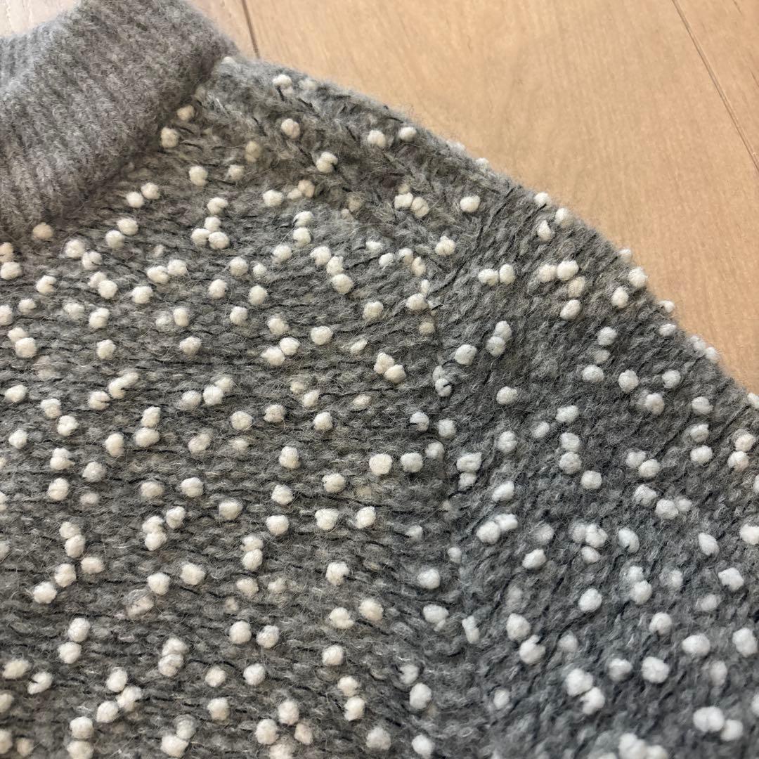 shirocon ポッピングシャワーニット グレー36 yori