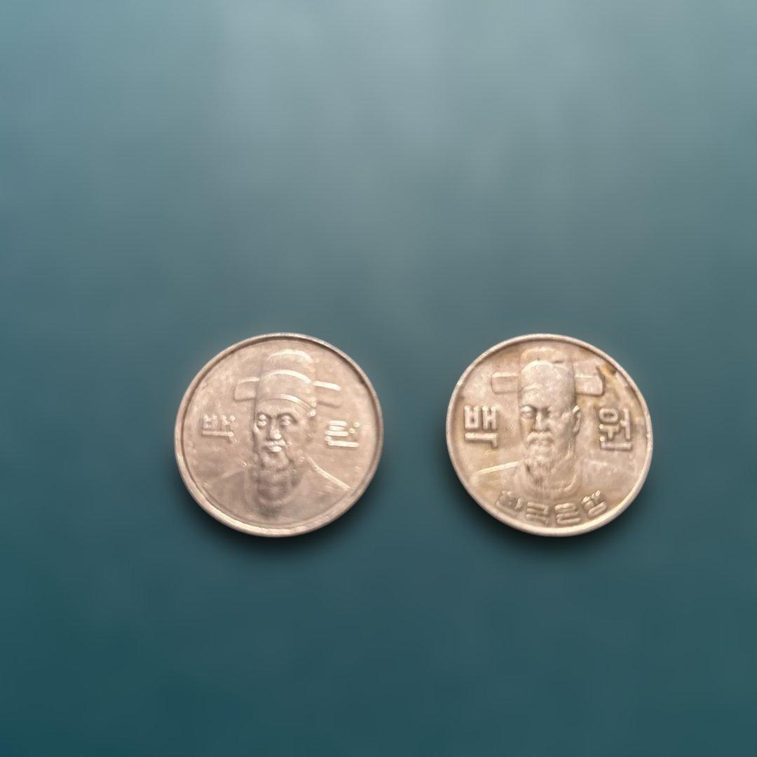 韓国硬貨 500ウォン 100ウォン 10ウォン - メルカリ
