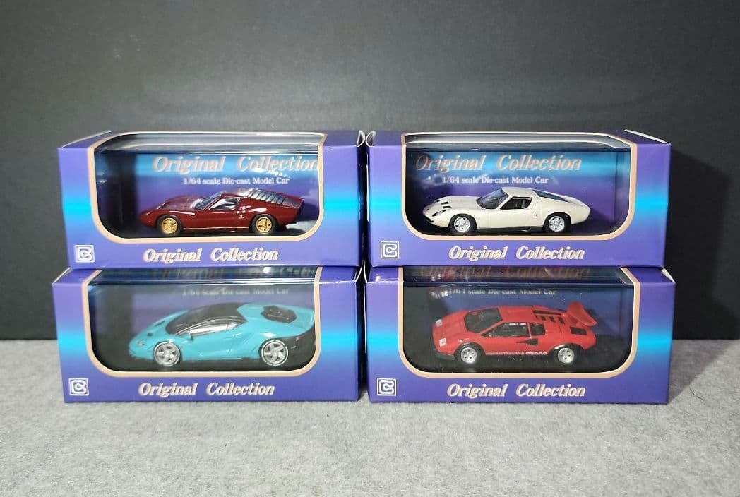 ブンカ64ミニカーシリーズ ランボルギーニミウラ、カウンタック、センテナリオ