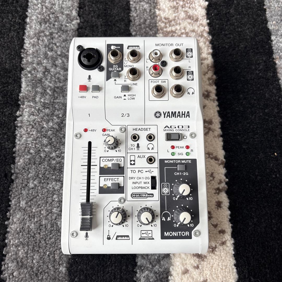 YAMAHA AG03 オーディオインターフェース本日まで出品