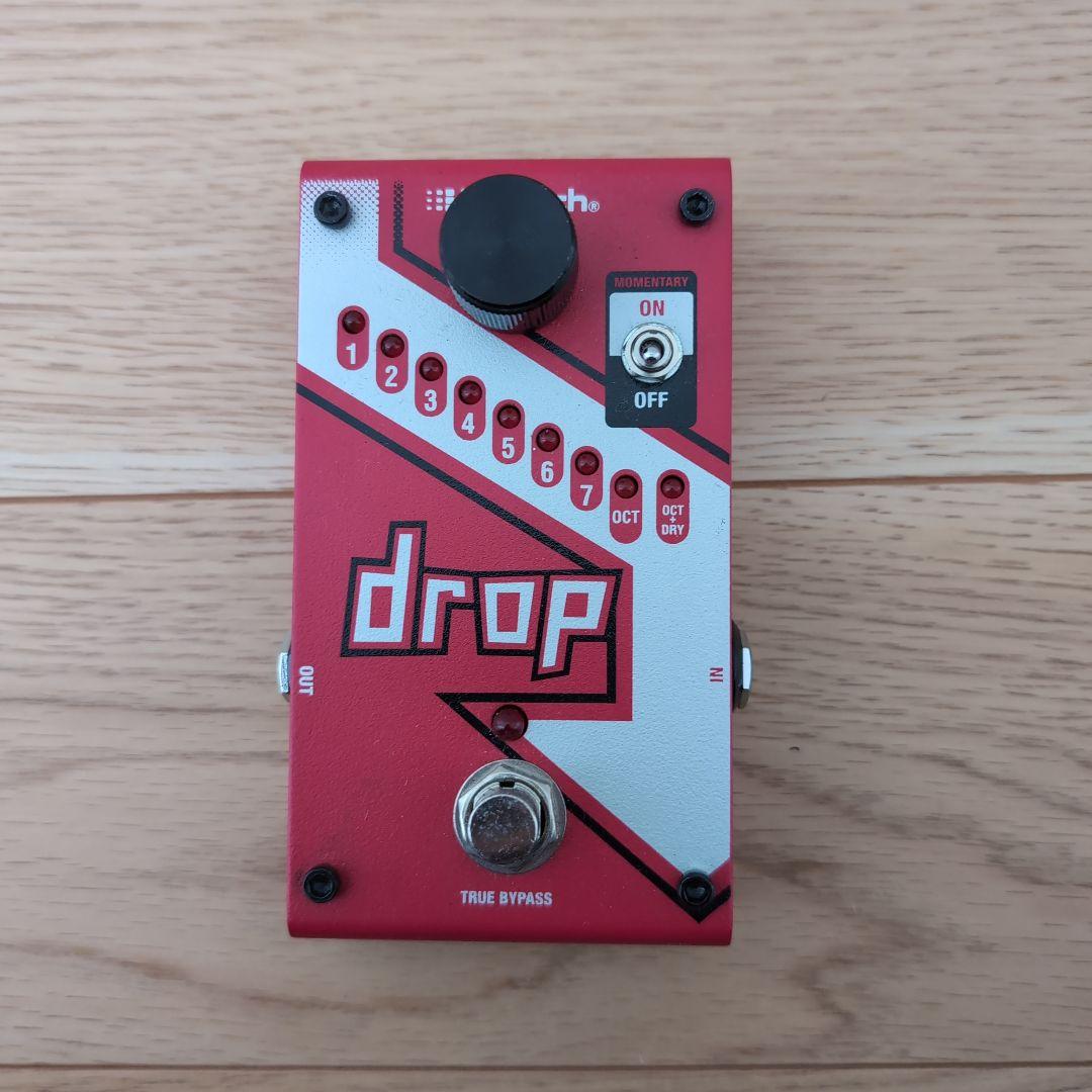drop ギターエフェクター 赤