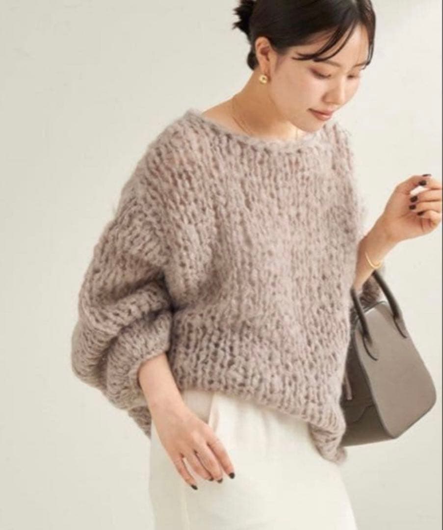 plage HAND KNIT ジャンボタム