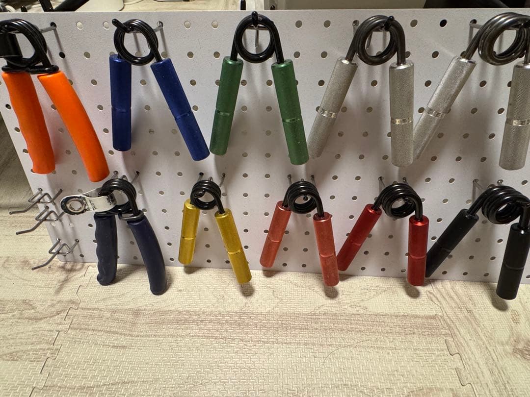 【握力グリッパー大量セット】CoC 1.5 2.5La-VIE 計測器 ラック付