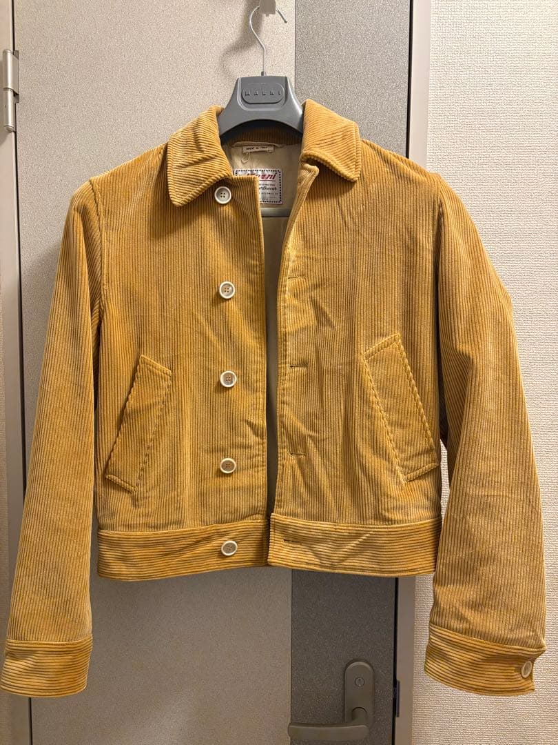 SALE中　MARNI コーデュロイジャケット　イエローベージュM