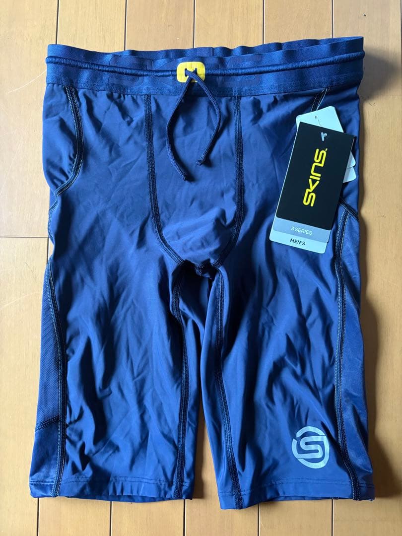 スキンズSKINS着圧 コンプレッション SERIES-3ネイビーLサイズ