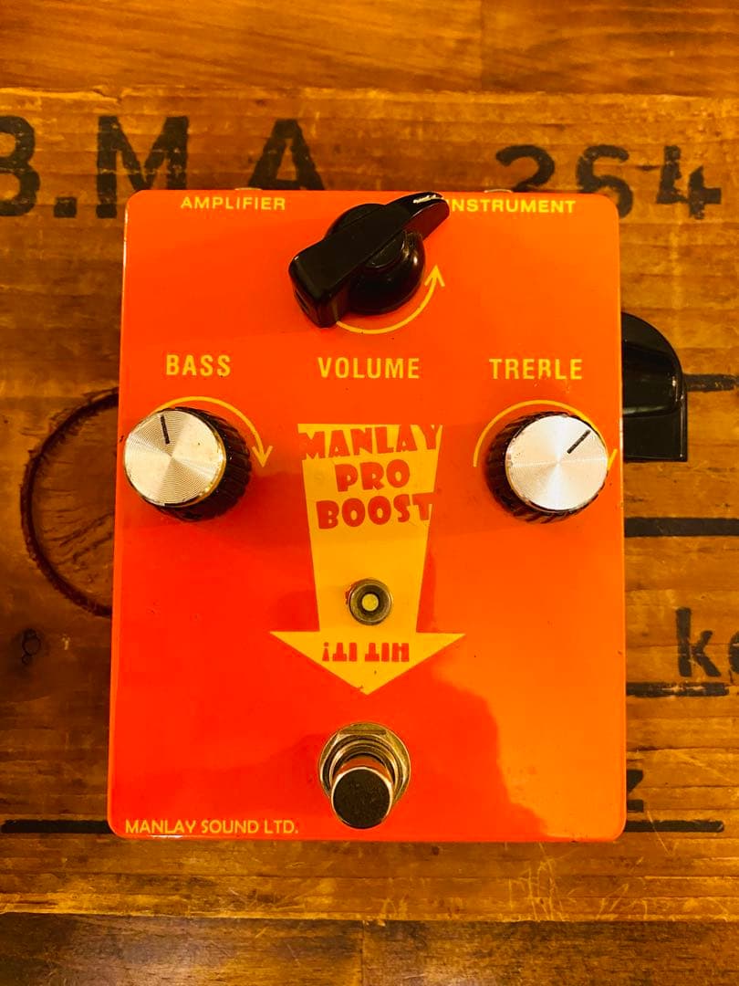 ギター MANLAY SOUND Pro Boost Color Sound fuzz