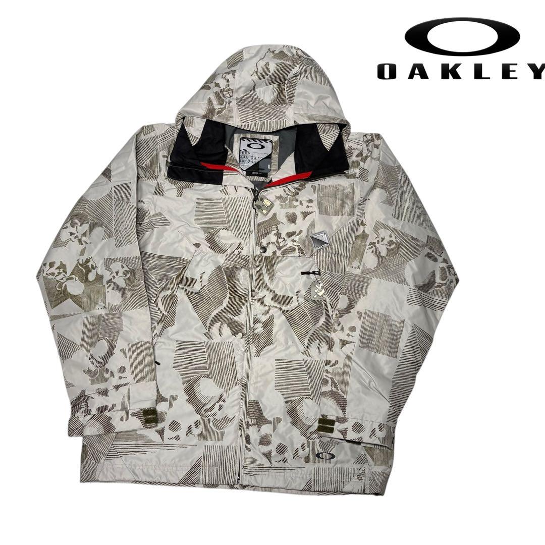 新品未使用　OAKLEY オークリー　スカル柄　スノーウェア　ジャケット