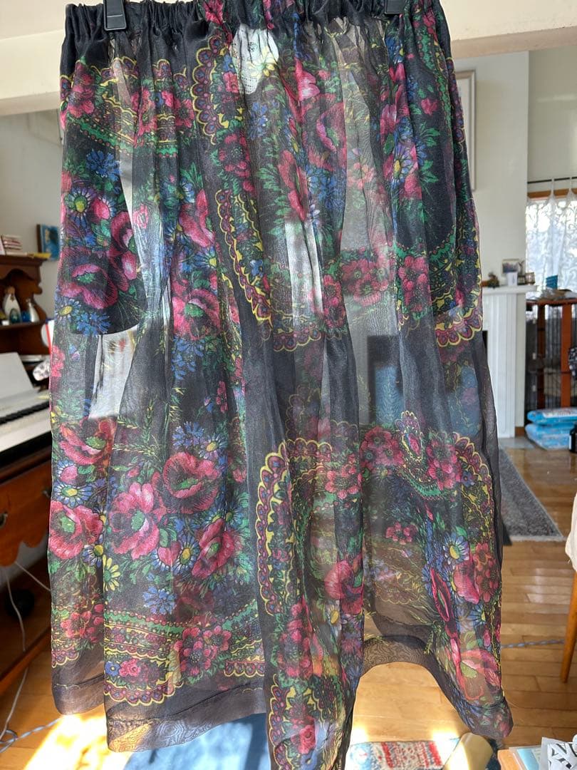 f.n.　コムデギャルソン 花柄ロングスカート