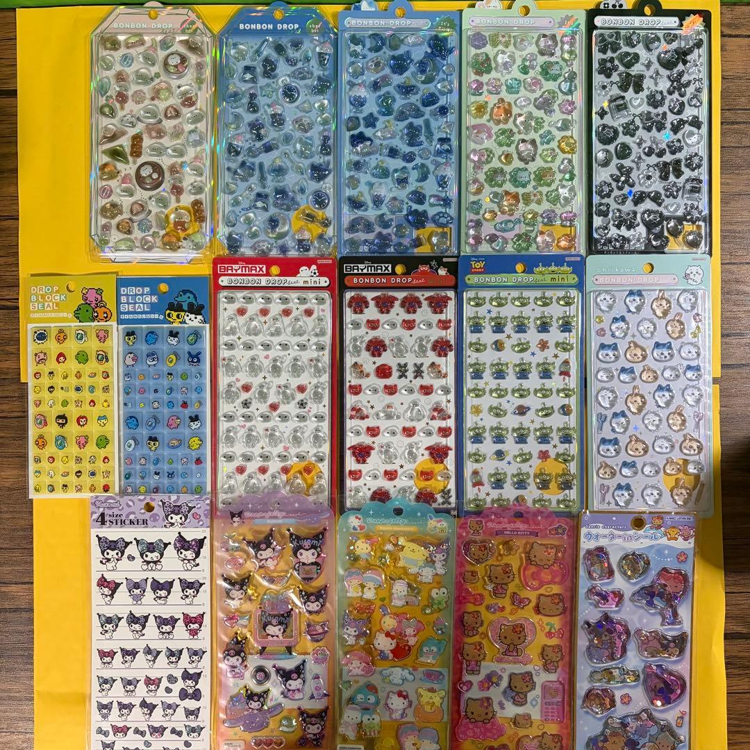 【正規品】ボンボンドロップシール　各種16枚セット