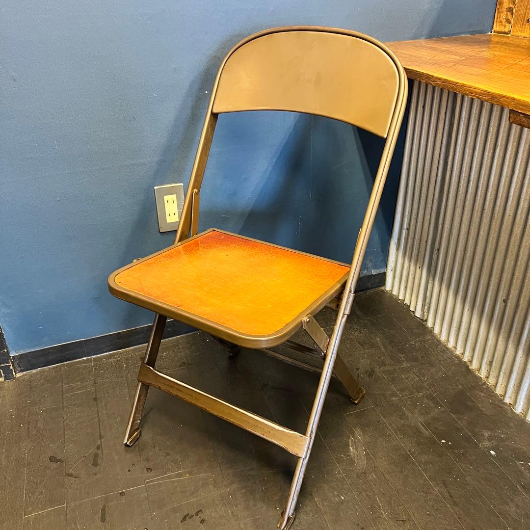 12/16迄送料込CLARIN クラリン ヴィンテージ フォールディングチェア1