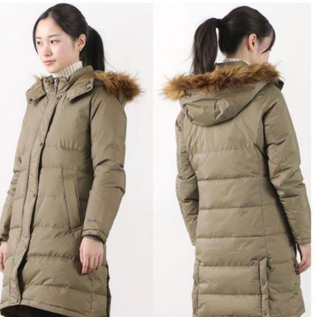 ナンガ　オーロラ　ダウン　レディース　ロング 身長別の女性スタッフ6人で、「NANGA オーロラ ダウンジャケット