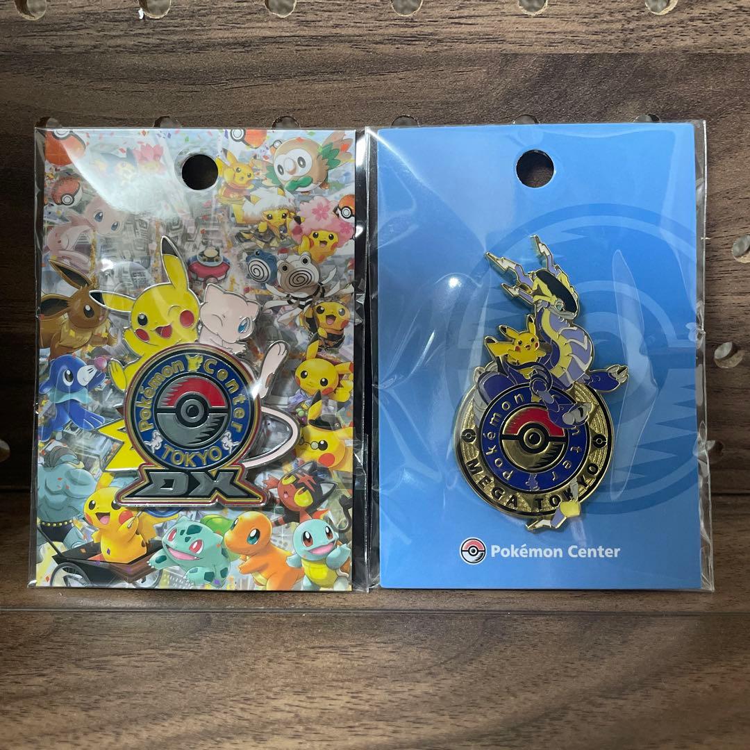 ポケモンセンター限定 ロゴピンズ バッジ トウキョーDX・メガ