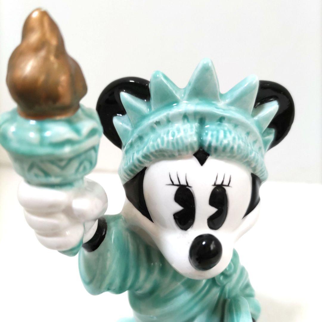 カワイイ〜！自由の女神のミニーちゃん【陶器製 ミニーマウス自由の