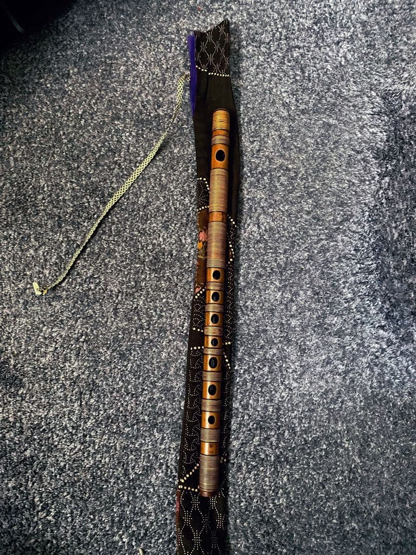 蘭照(蘭情)篠笛本漆総巻 八本調子　ドレミ調