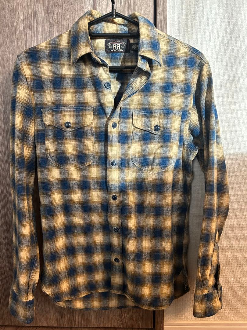 RRL オンブレチェックシャツ XS - メルカリ