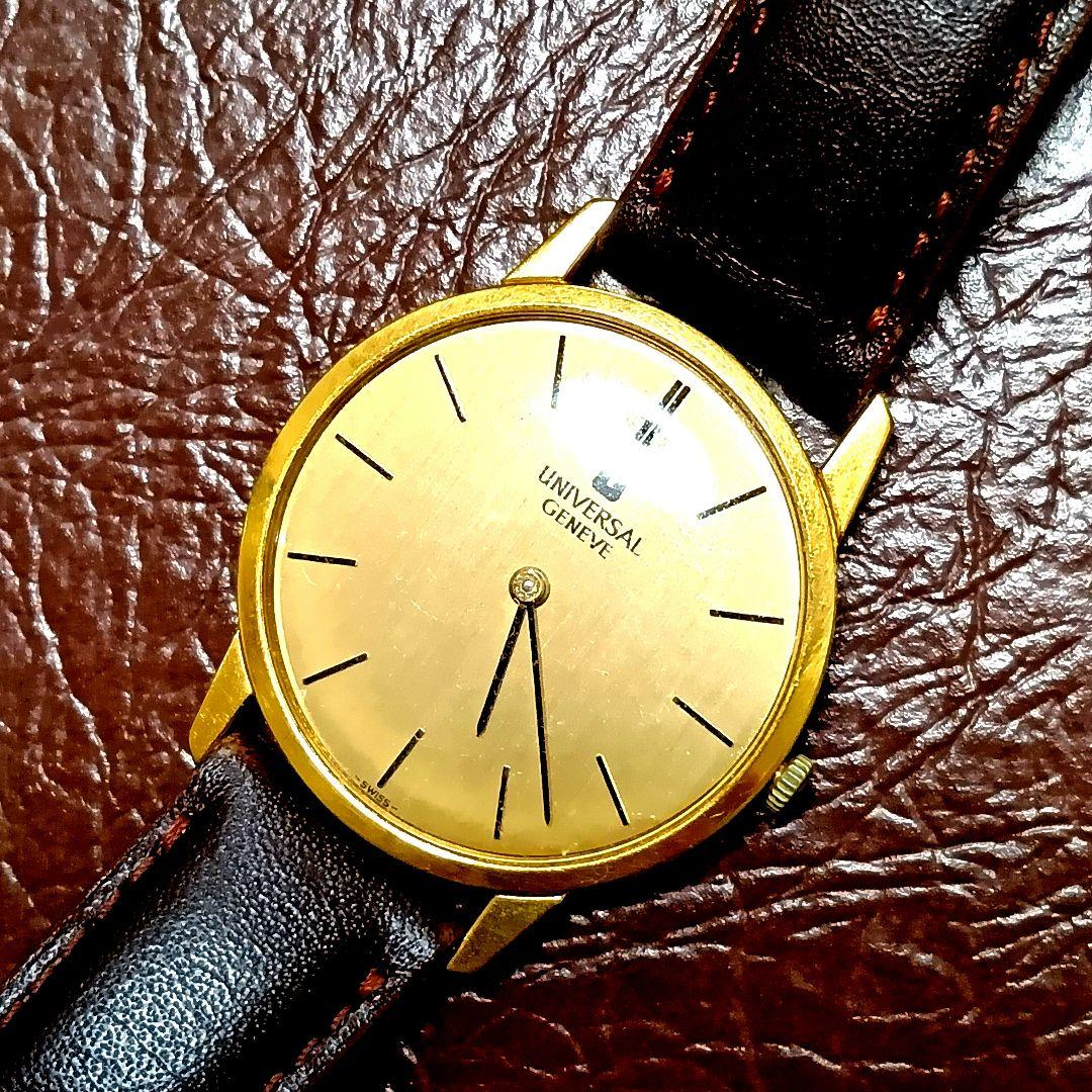 @*E様 【アンティーク】UNIVERSAL GENEVE 手巻き時計 ゴールド
