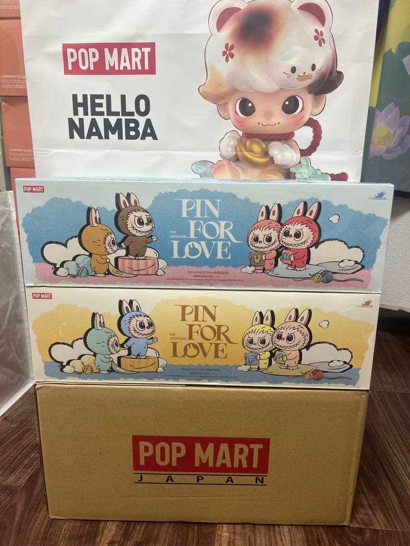 ラブブ LABUBU PIN FOR LOVE イニシャルアルファベット