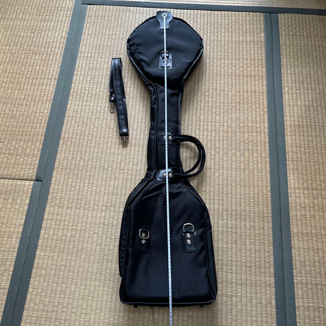 黒い三味線ケース 約60cm x 25cm