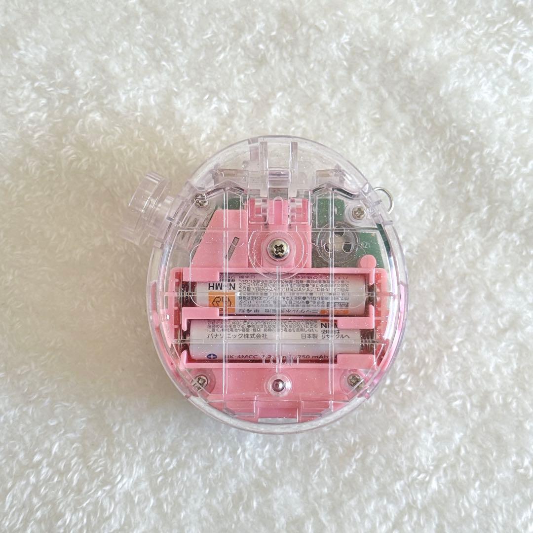 たまごっちパラダイス カスタム シェル パウダーラメ クリアピンク